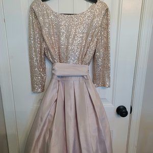 Jessica Howard Champagne Dress